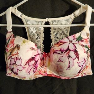 Floral Print Cacique Bra 42DD